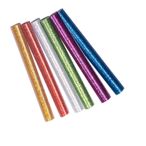 Klej do pistoletu dpCraft brokatowy 7mm, 6szt