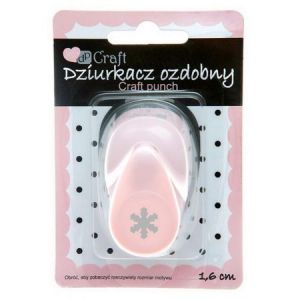 Dziurkacz ozdobny dpCraft 1,6cm Śnieżynka