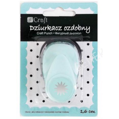 Dziurkacz ozdobny dpCraft 1,6cm Słońce