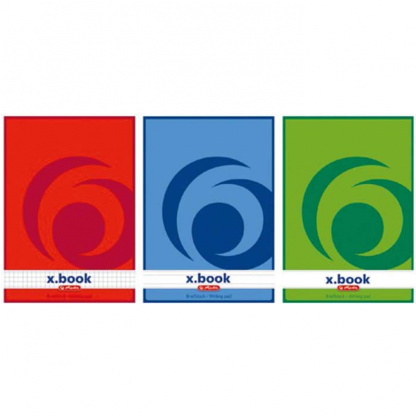 Blok biurowy listowy Herlitz X-Book A4/50/60g kratka - 2