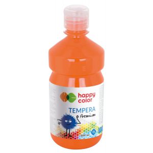 Farba Tempera Happy Color Premium 500ml, Pomarańczowa