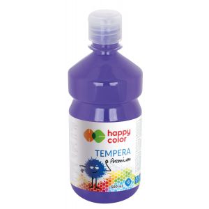 Farba Tempera Happy Color Premium 500ml, Fioletowa
