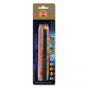 Kredki Jumbo Koh-i-Noor Magic, grube, 5 sztuk