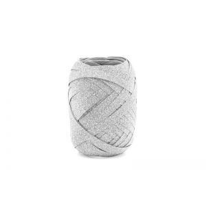 Wstążka plastikowa, srebrna, 5mm/10m