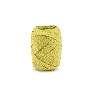 Wstążka plastikowa, złota, 5mm/10m