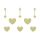 Dekoracje papierowe PartyDeco Sweet Love, 8szt