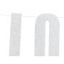 Baner Love, 21 x 55 cm, srebrny - 3