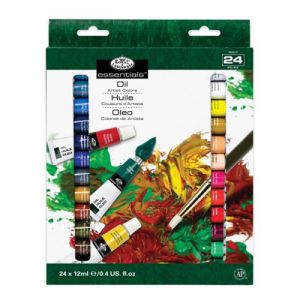 Farby olejne R&L Essentials, 24 kolorów x 12ml