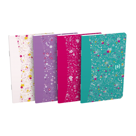 Zeszyt Oxford Floral 90x140mm/30 linia - Przystanek Papierniczy