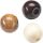 Koraliki drewniane Knorr Prandell mix brązowy, 6mm