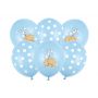 Balony Słonik, 30cm, Pastel Baby Blue Mix, 6 sztuk - 2