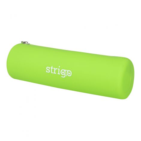 Piórnik tuba Strigo silikonowy owalny, Zielony - 2