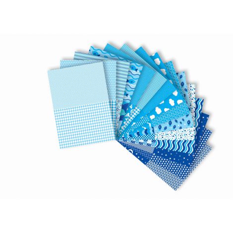 Blok z motywami Happy Color Blue A4/15/80g - 3