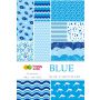 Blok z motywami Happy Color Blue A4/15/80g - 2