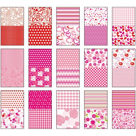 Blok z motywami Happy Color Love A4/15/80g - 2