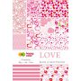 Blok z motywami Happy Color Love A4/15/80g - 2