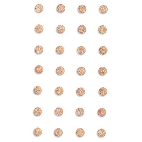 Kryształki samoprzylepne dpCraft 8mm, 28szt, Light Pink