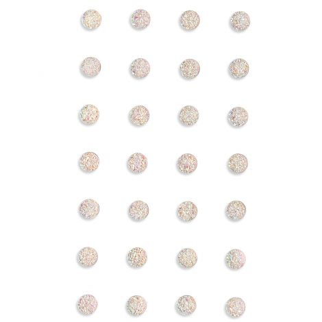Kryształki samoprzylepne dpCraft 8mm, 28szt, Opal
