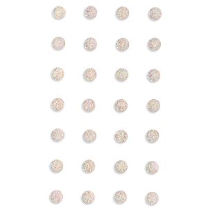 Kryształki samoprzylepne dpCraft 8mm, 28szt, Opal