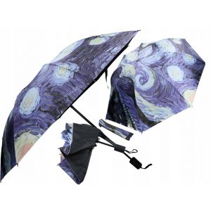 Parasol składany Carmani V. van Gogh, Gwiaździsta Noc