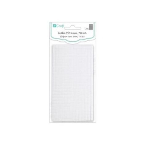 Kostka klejąca 3D dpCraft 3mm, 728szt