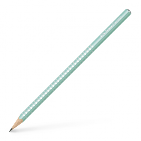 Ołówek Faber-Castell Sparkle Pearly, B, miętowy - 2