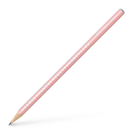 Ołówek Faber-Castell Sparkle Pearly, B, różany - 2