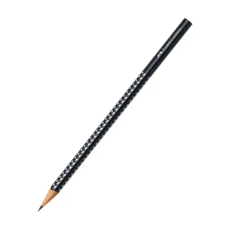 Ołówek Faber-Castell Sparkle Pearl, B, czarny - 2