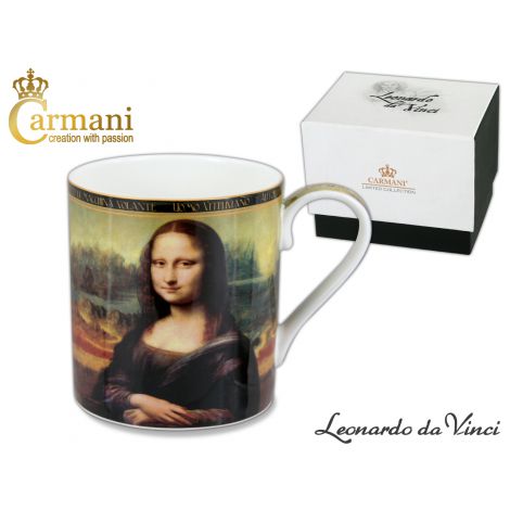 Kubek Carmani 380ml - L. da Vinci, Mona Lisa