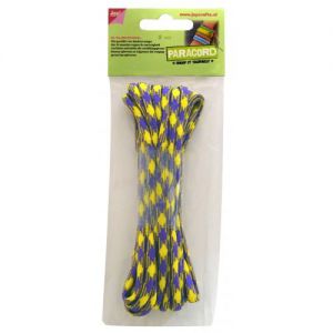 Sznurek Paracord 5m, Fioletowo-żółty