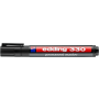 Marker permanentny Edding ścięta końcówka 1.0-5.0mm, Czarny - 4