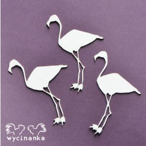 Tekturka Wycinanka Aloha! - Flamingi, 3szt