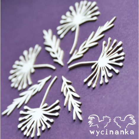 Tekturka Wycinanka Aloha! - Gałązki, 8szt