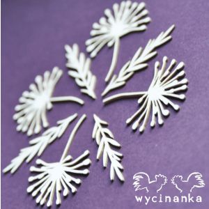 Tekturka Wycinanka Aloha! - Gałązki, 8szt