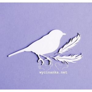 Tekturka Wycinanka At Dawn - Ptak i piórka