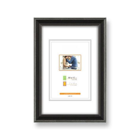 Ramka drewniana Icar DRWA 2 Czarna, 15x21cm