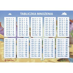 Tabliczka mnożenia Panta Plast Elektrostatyczna
