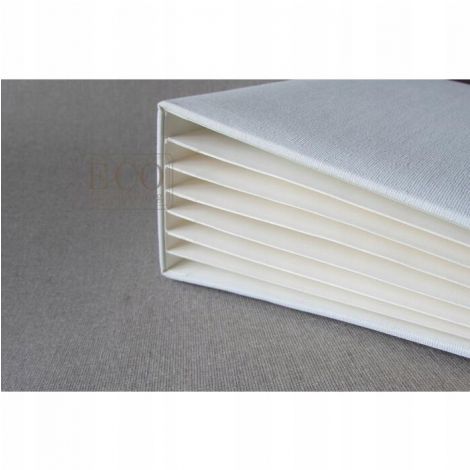 Album Bazyl Eco 162x212mm Kremowy z białą okładką, 6 kart - 3
