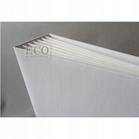 Album Bazyl Eco 162x212mm Kremowy z białą okładką, 6 kart - 2
