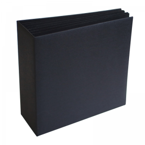 Album Bazyliszek Eco 162x165mm Czarny z czarną okładką, 4 karty