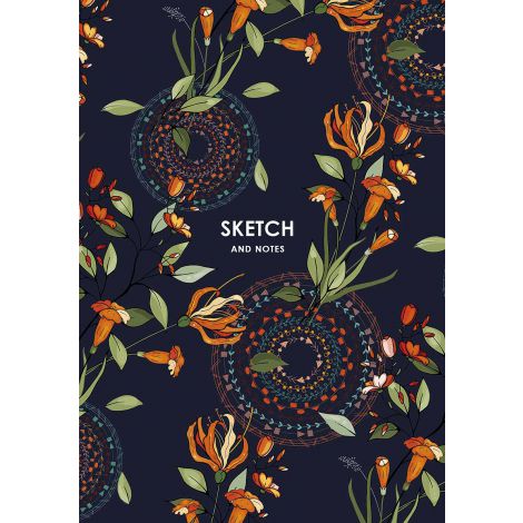 Notes Szkicownik PaperHome A5/64/120g Kwiaty