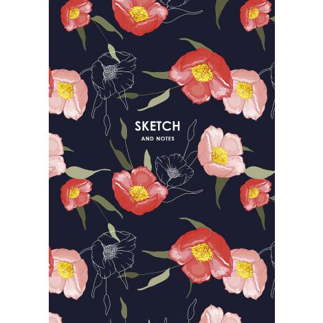 Notes Szkicownik PaperHome A5/64/120g Kwiaty - 3