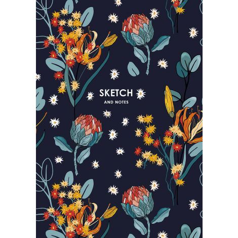 Notes Szkicownik PaperHome A5/64/120g Kwiaty - 4