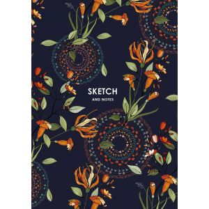 Notes Szkicownik PaperHome A5/64/120g Kwiaty