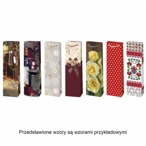 Torebka ozdobna (na butelkę) 12x40x9cm