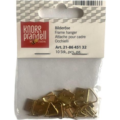 Zawieszki do obrazów Knorr Prandell 13x18mm, 10szt