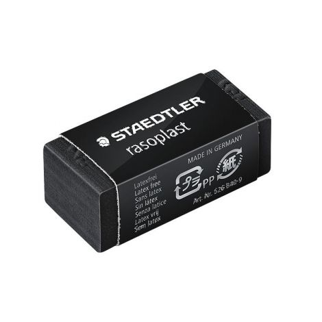 Gumka do mazania Staedtler Rasoplast, 33x16x13 mm, czarna