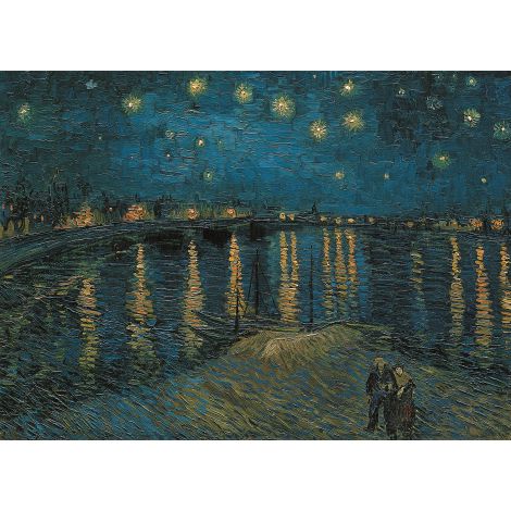 Puzzle Clementoni Museum 1000el Van Gogh: Notte Stellata Sul Rodano - 2