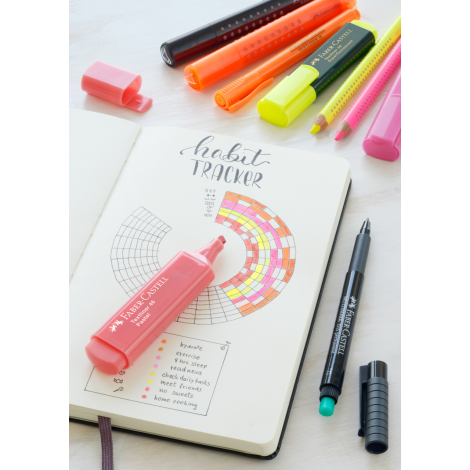 Zakreślacz Faber-Castell 1546 pastelowy, apricot - 4