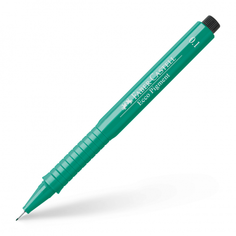 Cienkopis Faber-Castell Ecco Pigment, 0.1mm, zielony - 3